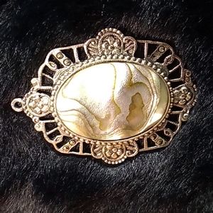 Mother of Pearl Silver Pendant